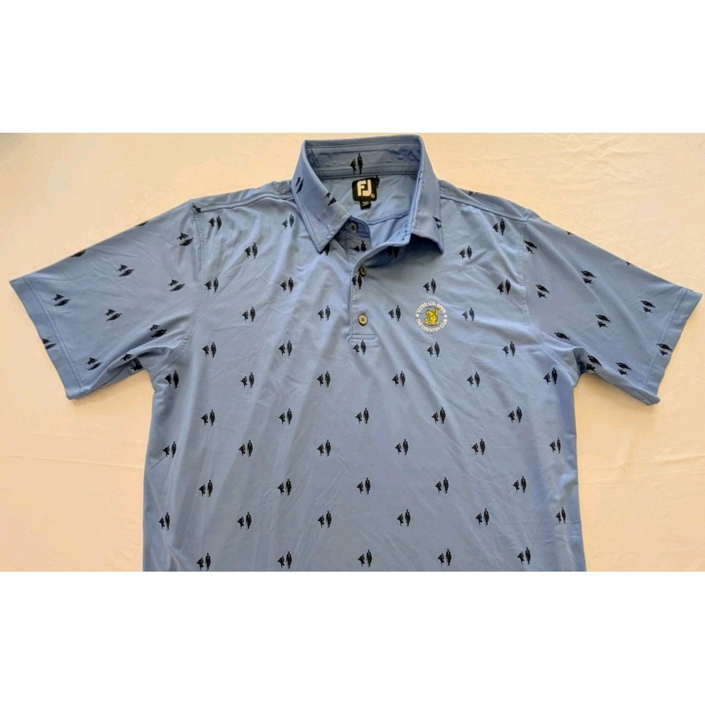 FootJoy Polo Shirt 122nd US Open The Country Club BrooklineMen's XL Blue